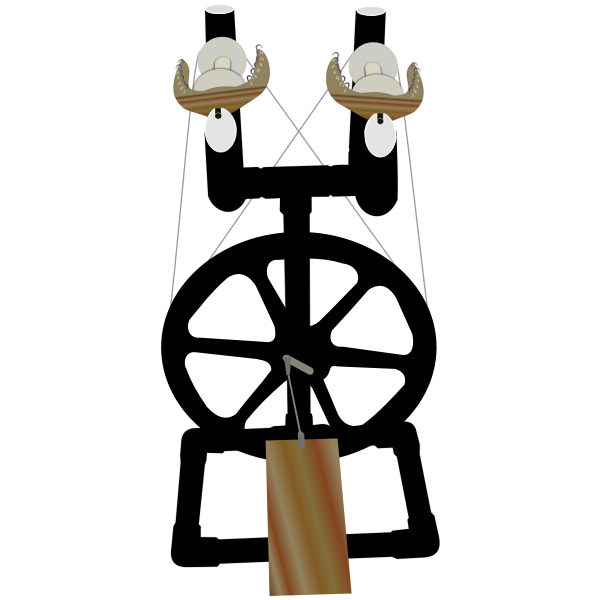 SVG Spinning wheel