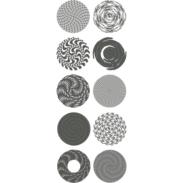 SVG Spiral designs