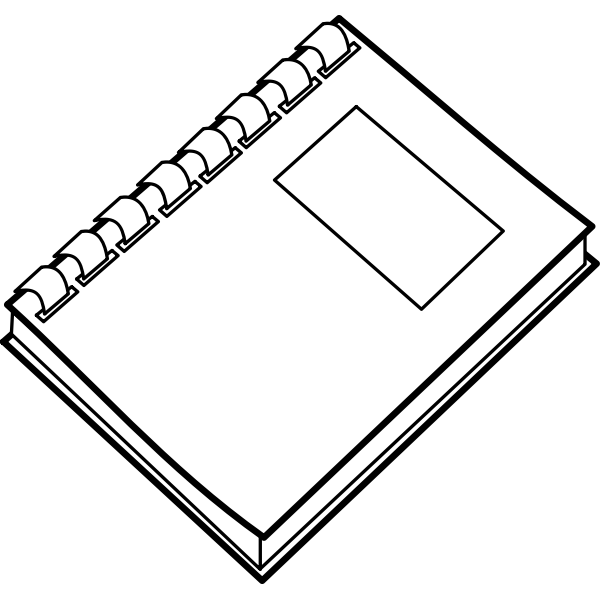 SVG Spiral notebook