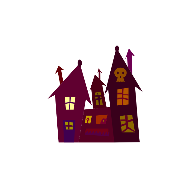 SVG Spooky house