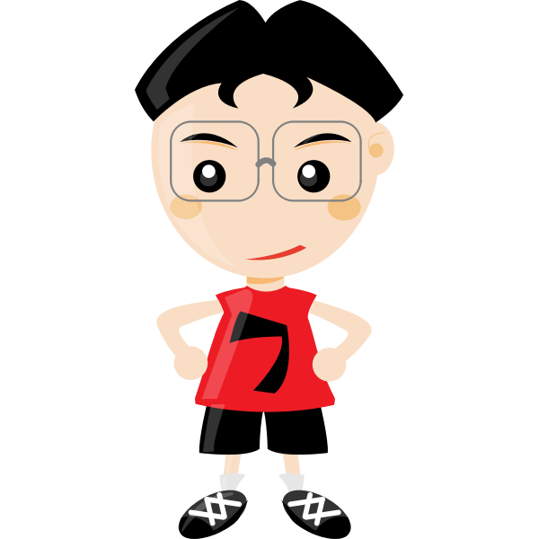 SVG Sport man vector image