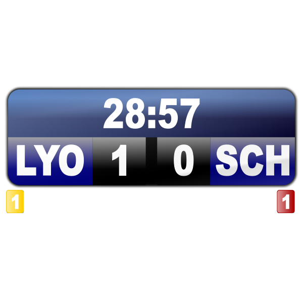 SVG Sport score display vector image