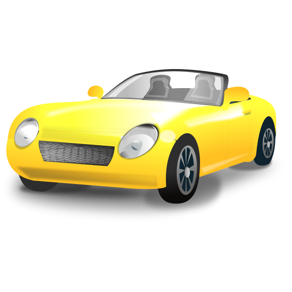 SVG Sports car vector drawing