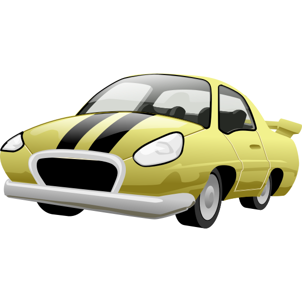 SVG Sports car vector graphics