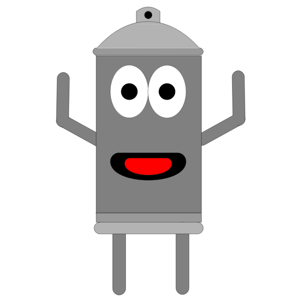 SVG Spray can