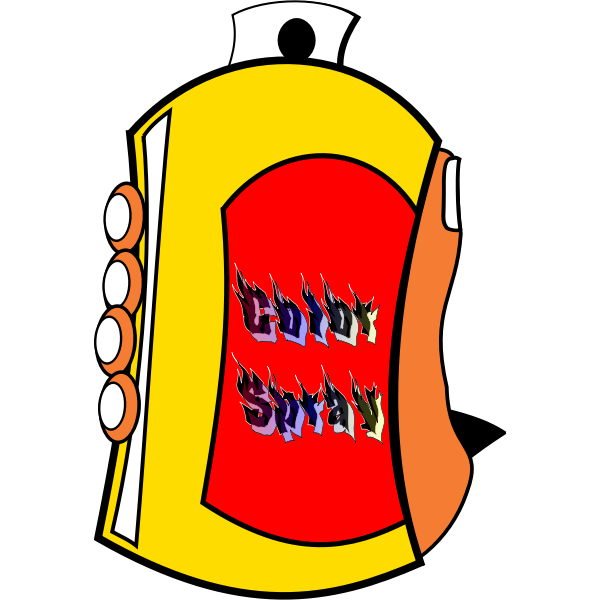 SVG spraycan