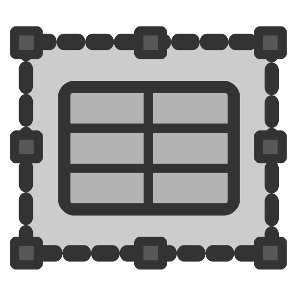 SVG Spreadsheet frame icon