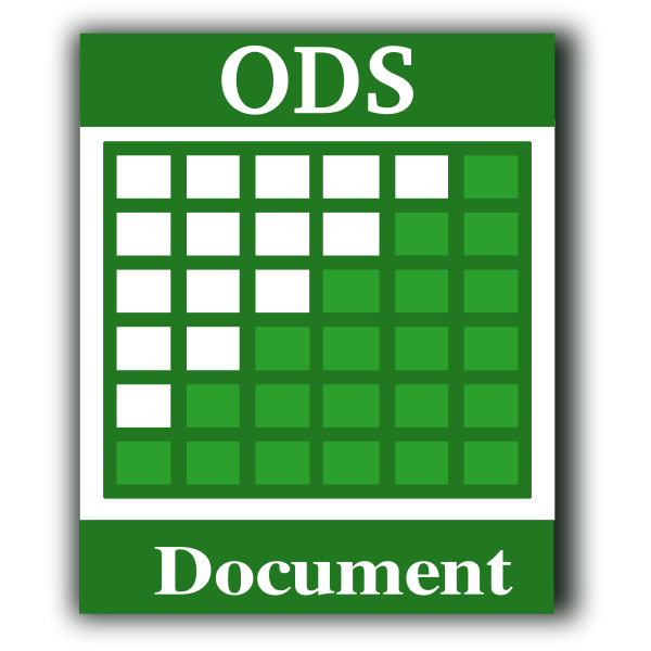 SVG Spreadsheet web vector icon