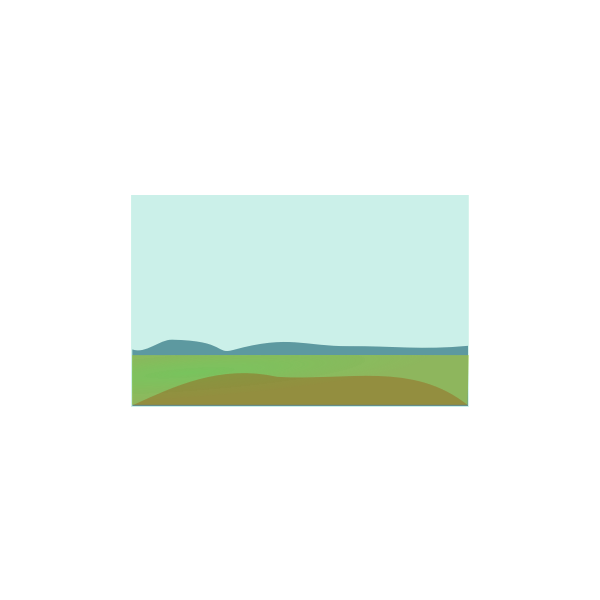 SVG Spring landscape