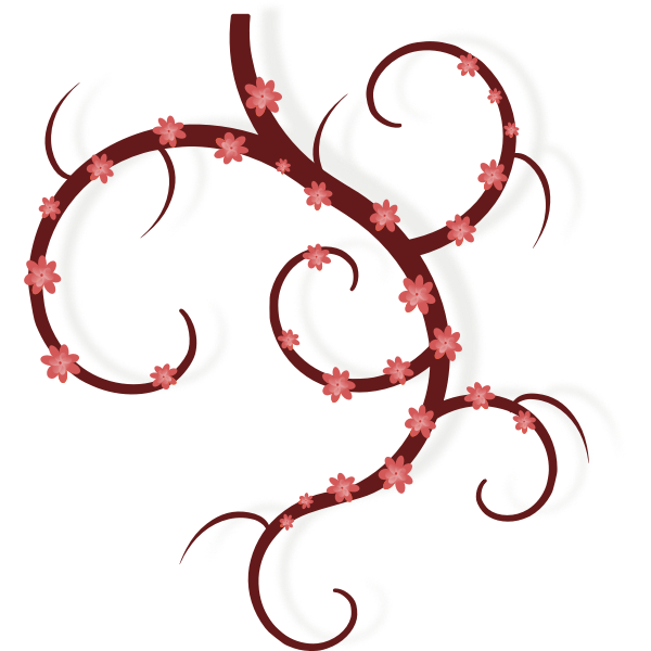 SVG Spring swirl