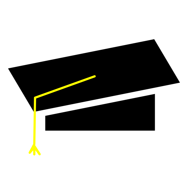 SVG Square academic cap