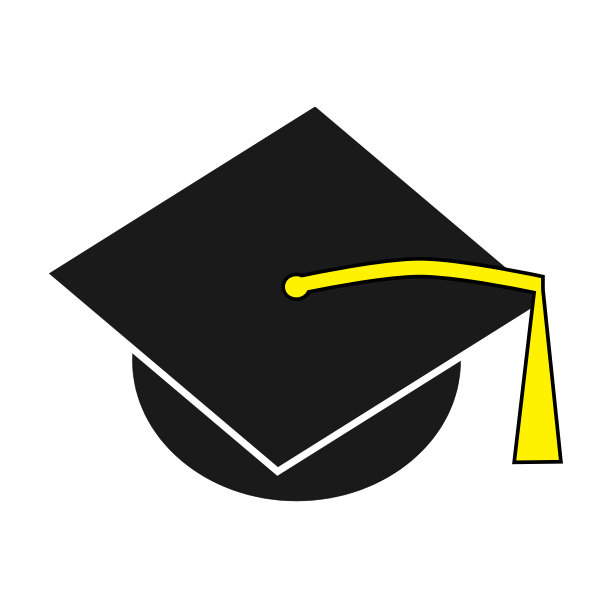 SVG Square academic hat