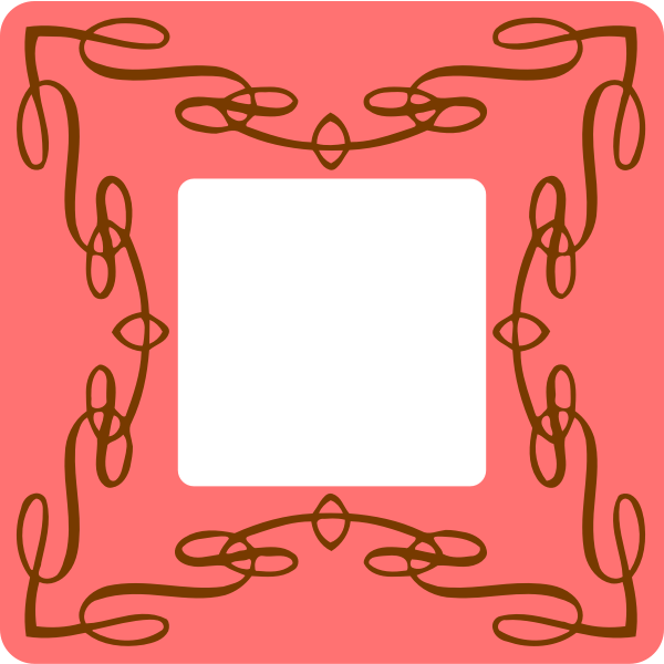 SVG Square decorative frame
