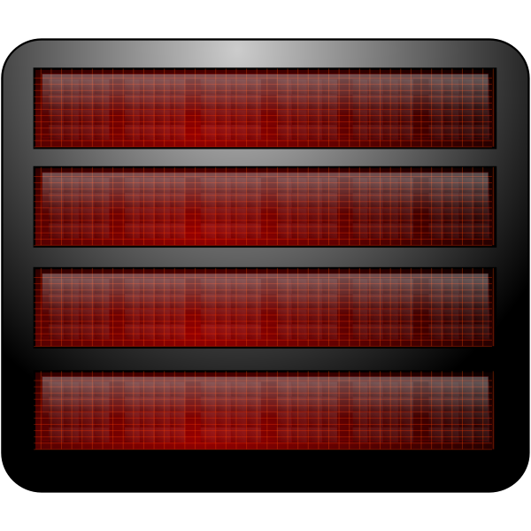 SVG Square divided solar panel vector image