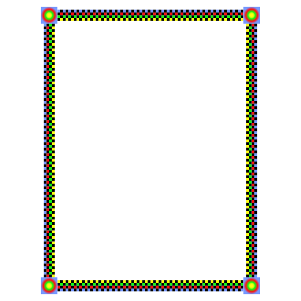 SVG Square Dot Bordwe