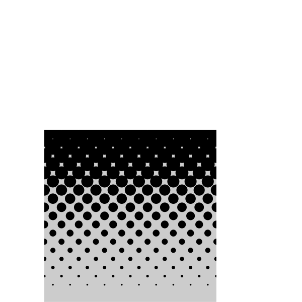 SVG Square gradient halftone