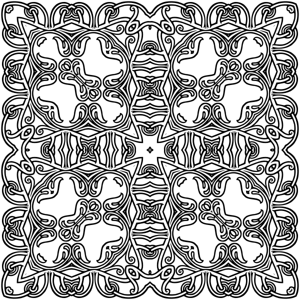 SVG Square interlocking design