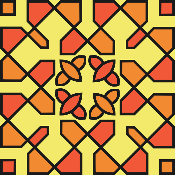 SVG Square Ornament Color Art