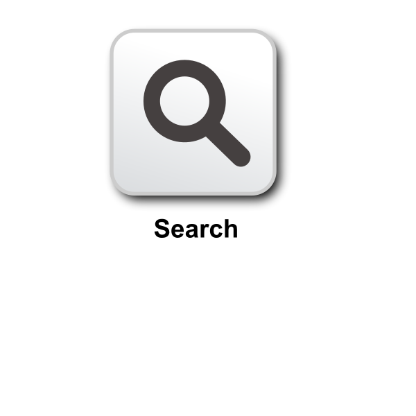 SVG Square search icon vector drawing