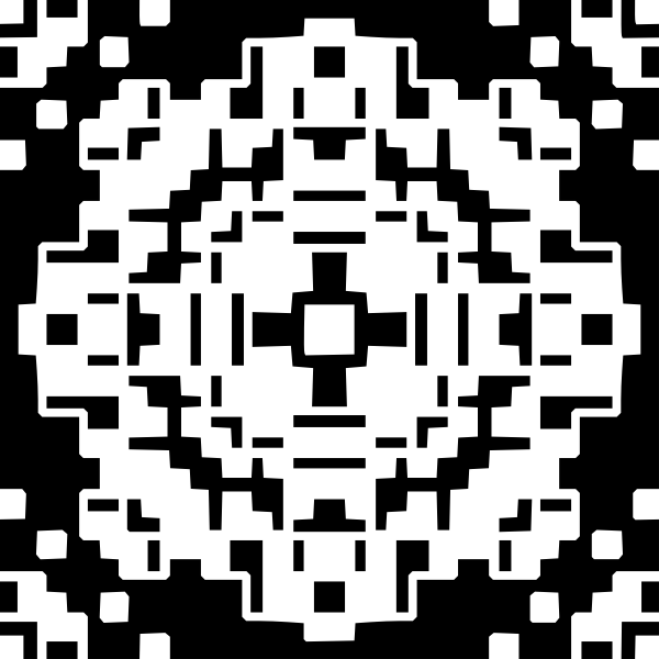 SVG Square Snowflake 1