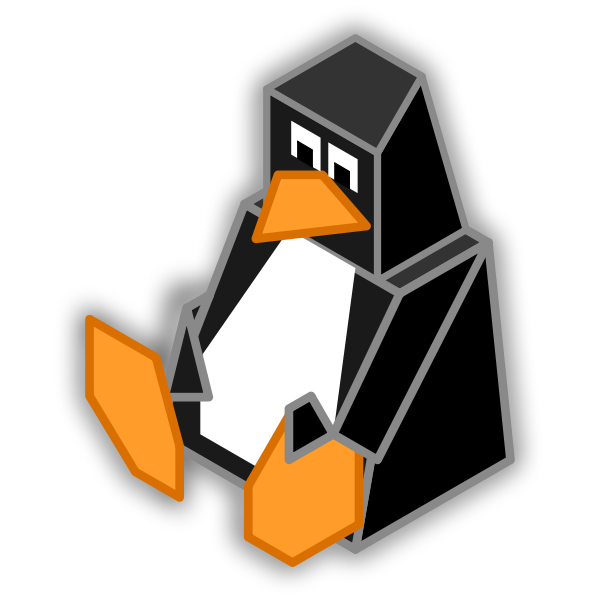 SVG Square tux