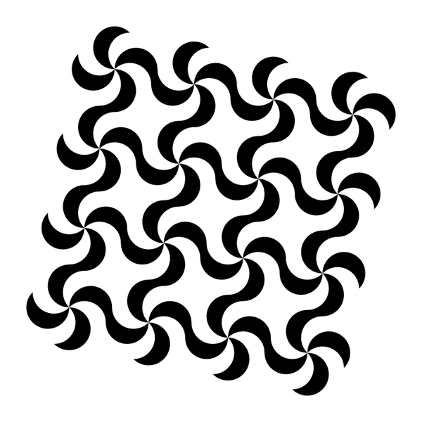 SVG squarish swirly pattern