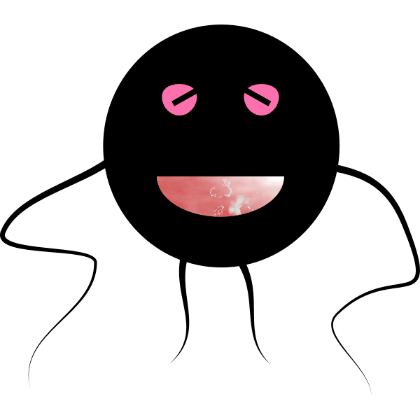 SVG Squiggly monster