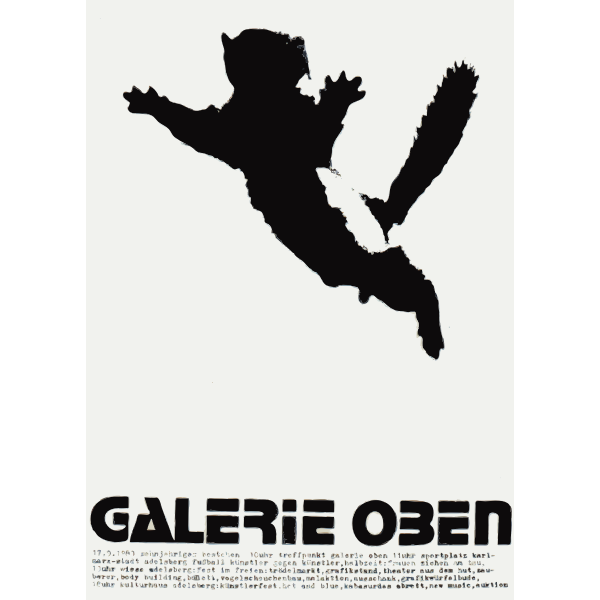 SVG Squirrel silhouette