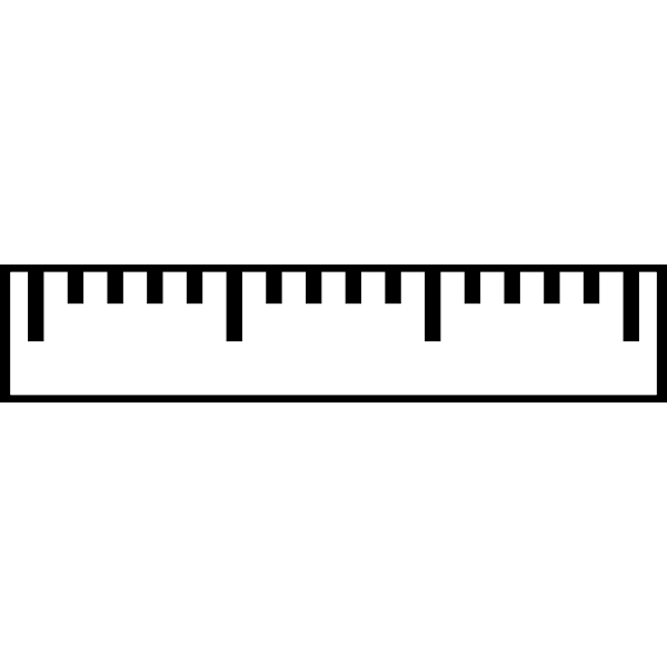 SVG SRuler vector drawing