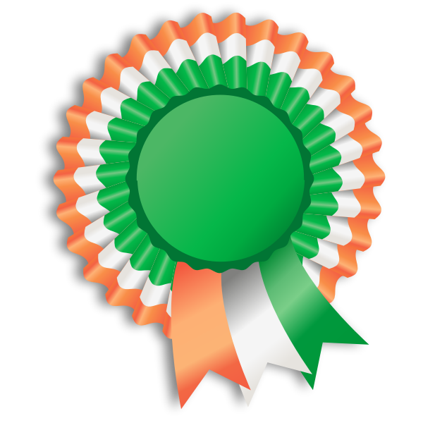 SVG St Patrick039s ribbon