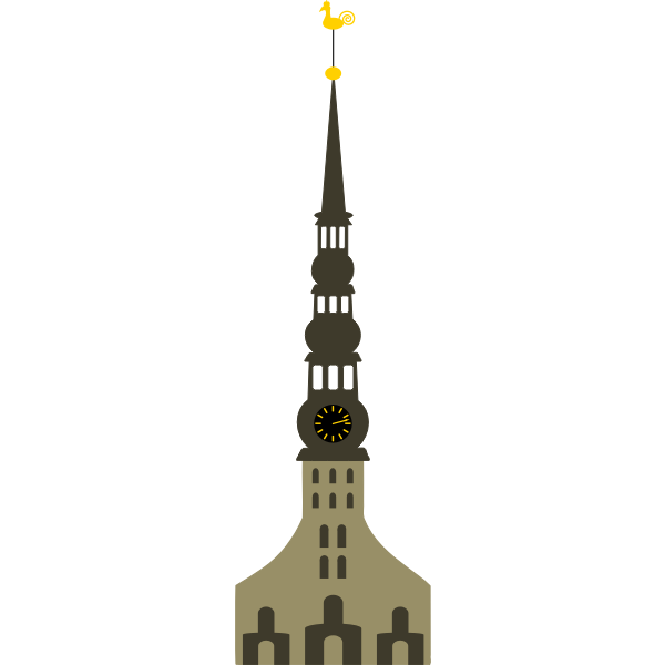 SVG St Peter039s Church in Riga