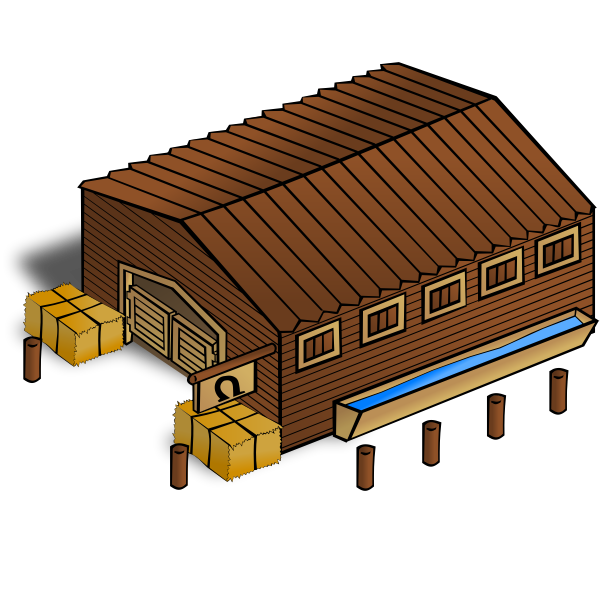 SVG Stables vector element