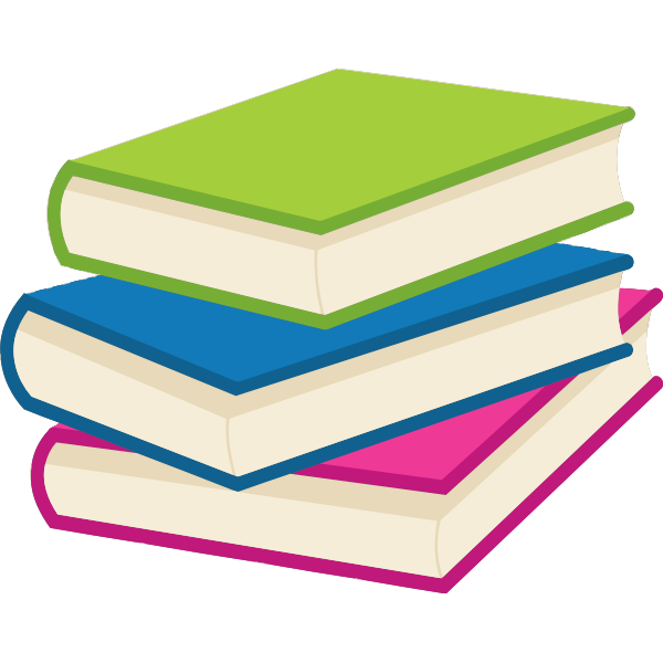 SVG Stack of books vector clip art
