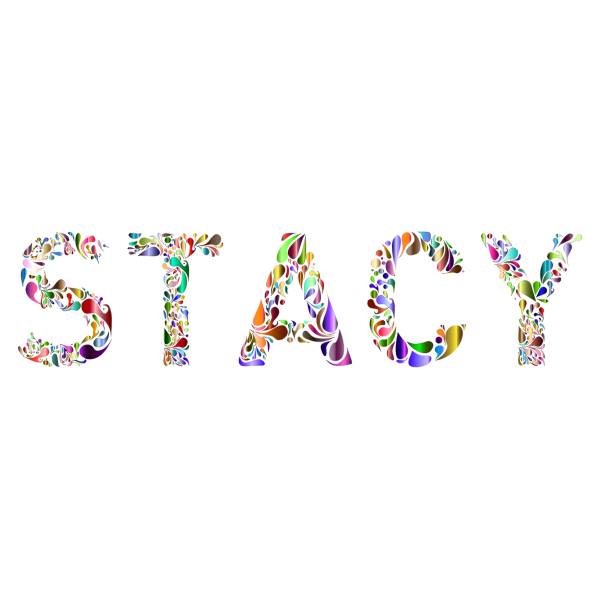 SVG Stacy Typography No Background