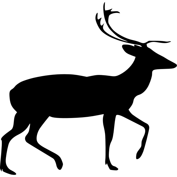 SVG Stag silhouette