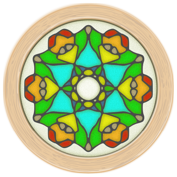 SVG Stained Glass Windpw