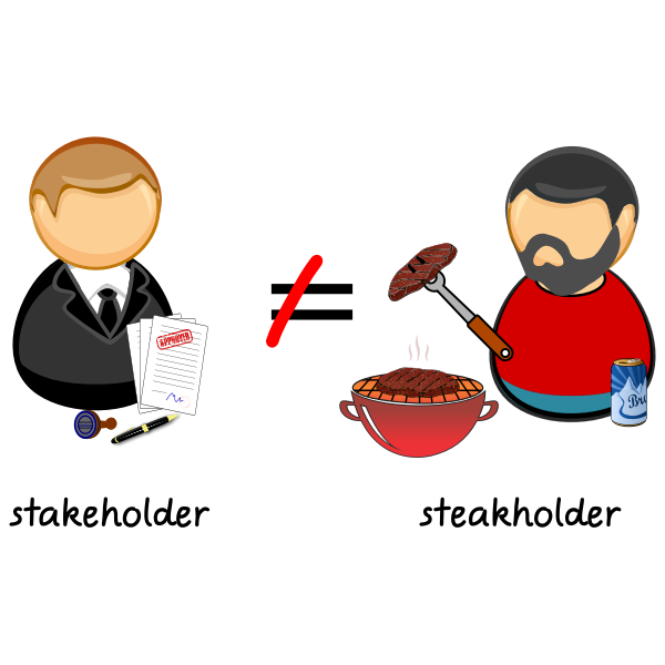 SVG Stakeholder and steak-holder icons