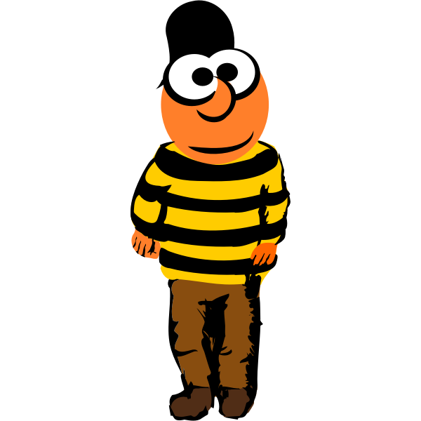 SVG Standing doll