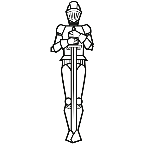SVG Standing knight-1574424053