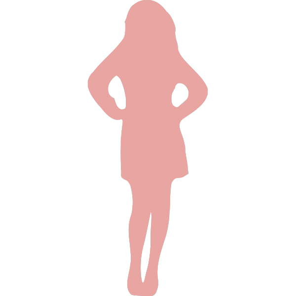 SVG Standing lady