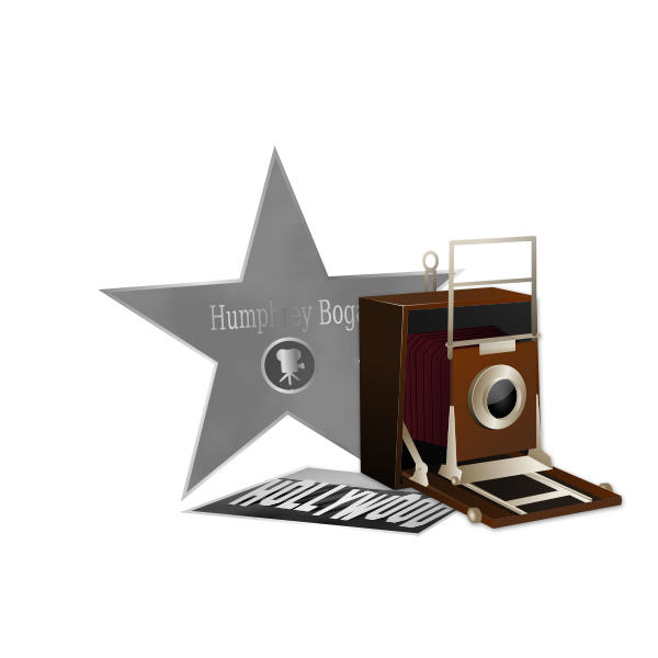 SVG Star photographer vector image