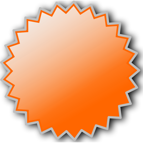 SVG Starburst badge vector image