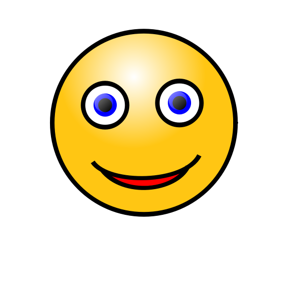 SVG Staring smiley face icon vector image