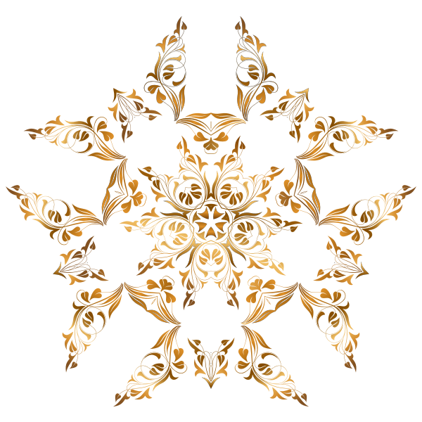 SVG Starry golden design