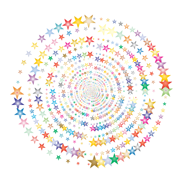 SVG Stars in vortex
