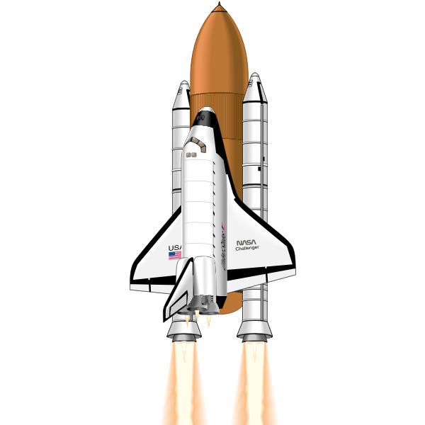 SVG Start of Space Shuttle