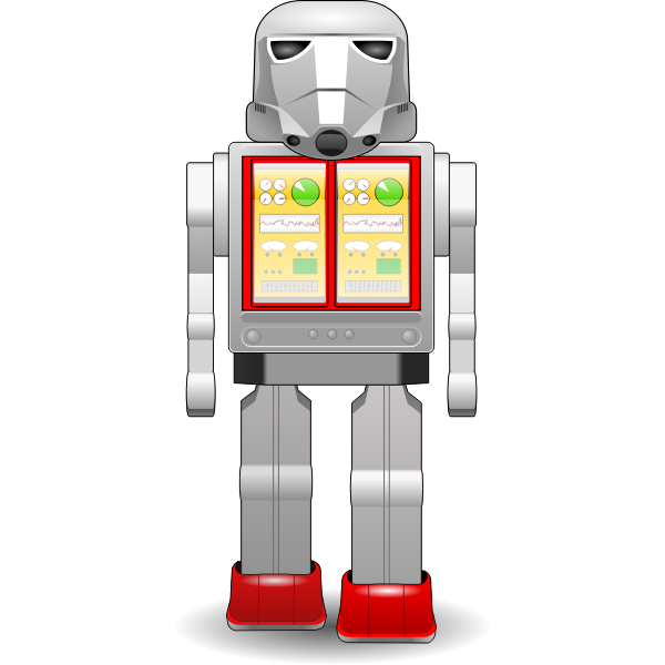 SVG Startoy robot vector image