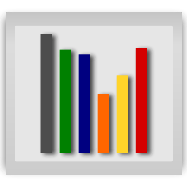 SVG Statistics vector illustration