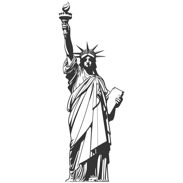 SVG Statue Of Liberty
