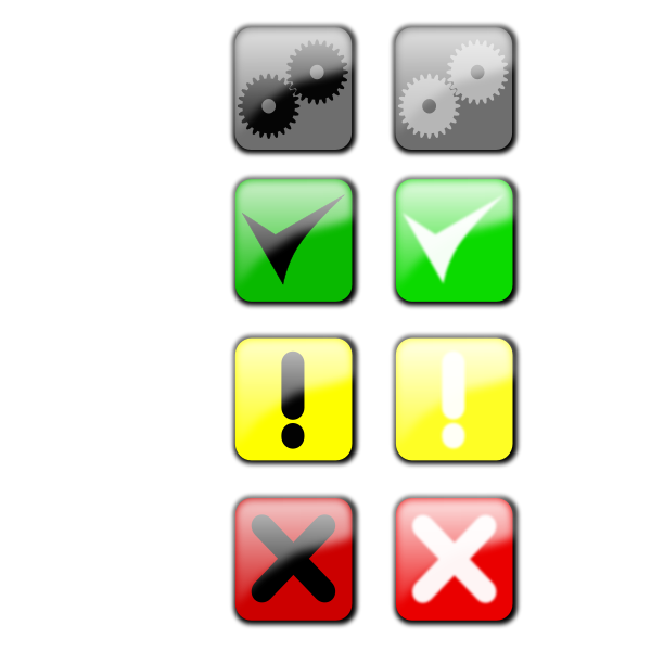 SVG status icons II